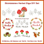 Stickdatei Rock Queen Herbst Giga Set