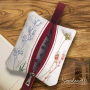 Stickdatei Rock Queen ITH Taschen mit Blumen, german