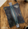 Stickdatei Rock Queen ITH Taschen mit Blumen, german