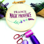 Fichier modèle broderie Lavande Rock Queen
