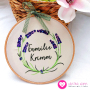 Fichier modèle broderie Lavande Rock Queen