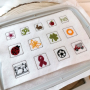 Stickdatei Rock Queen Leder Icons Set 5