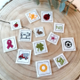 Stickdatei Rock Queen Leder Icons Set 5
