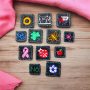 Stickdatei Rock Queen Leder Icons Set 5