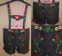 Fichier modèle broderie Pantalon en cuir Rock Queen