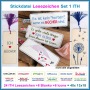 Stickdatei Rock Queen Lesezeichen Set 1