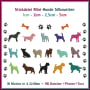 Stickdatei Rock Queen Mini-Hunde