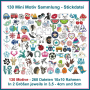 Stickdatei Rock Queen Mini Motiv Sammlung