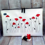 Stickdatei Rock Queen Mohn- und Kornblumen