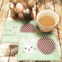 Stickdatei Rock Queen Oster Mug Rug und Topflappen