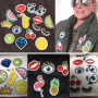 Stickdatei Rock Queen Patches