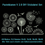 Stickdatei Rock Queen Pusteblumen Version 2.0