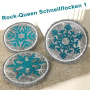Stickdatei Rock Queen Schneeflocken 1