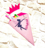 Fichier modèle broderie Écolier Rock Queen