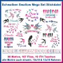 Stickdatei Rock Queen Schwalben