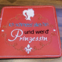 Stickdatei Rock Queen Sprüche Prinzessin