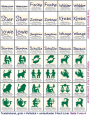 Stickdatei Rock Queen Sternzeichen Zodiak