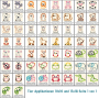 Stickdatei Rock Queen Tier-Applikations Set