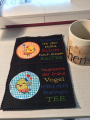 Stickdatei Rock Queen Vogel Mug Rug