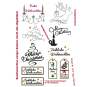 Stickdatei Rock Queen Weihnachts-Schriftzüge