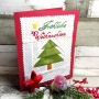 Borduurbestand Rock Queen Weihnachtsschriften, Duits