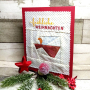 Borduurbestand Rock Queen Weihnachtsschriften, Duits