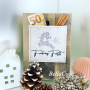 Borduurbestand Rock Queen Weihnachtsschriften, Duits