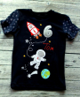 Fichier modèle broderie Astronautes espace Rock Queen