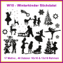 Stickdatei Rock Queen Winter Kids