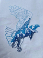 Borduurbestand Stickzebra adelaar, Duits
