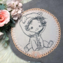 Stickdatei Stickzebra Baby Set, duits