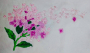 Stickdatei Stickzebra Blühende Blume, duits