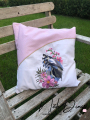 Borduurbestand Stickzebra Blumenkatze, Duits
