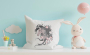 Borduurbestand Stickzebra Blumenpferd, Duits