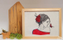 Borduurbestand Stickzebra Doodle Frau Isabella, Duits