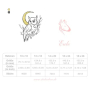 Borduurbestand Stickzebra Eule mit Mond im Doodle Stil, Duits