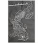 Stickdatei Stickzebra Fisch Oskar, duits