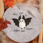 Stickdatei Stickzebra Fledermaus Halloween, german