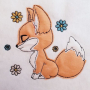 Stickdatei Stickzebra Fuchs Marla, duits
