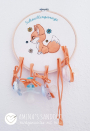 Stickdatei Stickzebra Fuchs Marla, duits