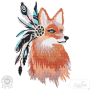 Stickdatei Stickzebra Fuchs