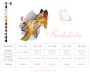 Borduurbestand Stickzebra Fuchsliebe, Duits