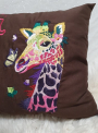 Borduurbestand Stickzebra giraf Safari, Duits