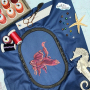 Borduurbestabd Stickzebra goudvis, Duits