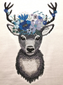 Stickdatei Stickzebra Hirsch