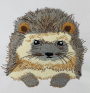 Borduurbestand Stickzebra egel, Duits