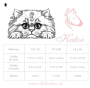 Stickdatei Stickzebra Katze Doodle, duits