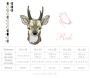 Borduurbestand Stickzebra kleines Reh, Duits
