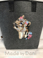 Borduurbestand Stickzebra Leopard, Duits