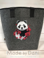 Borduurbestand Stickzebra Panda, Duits